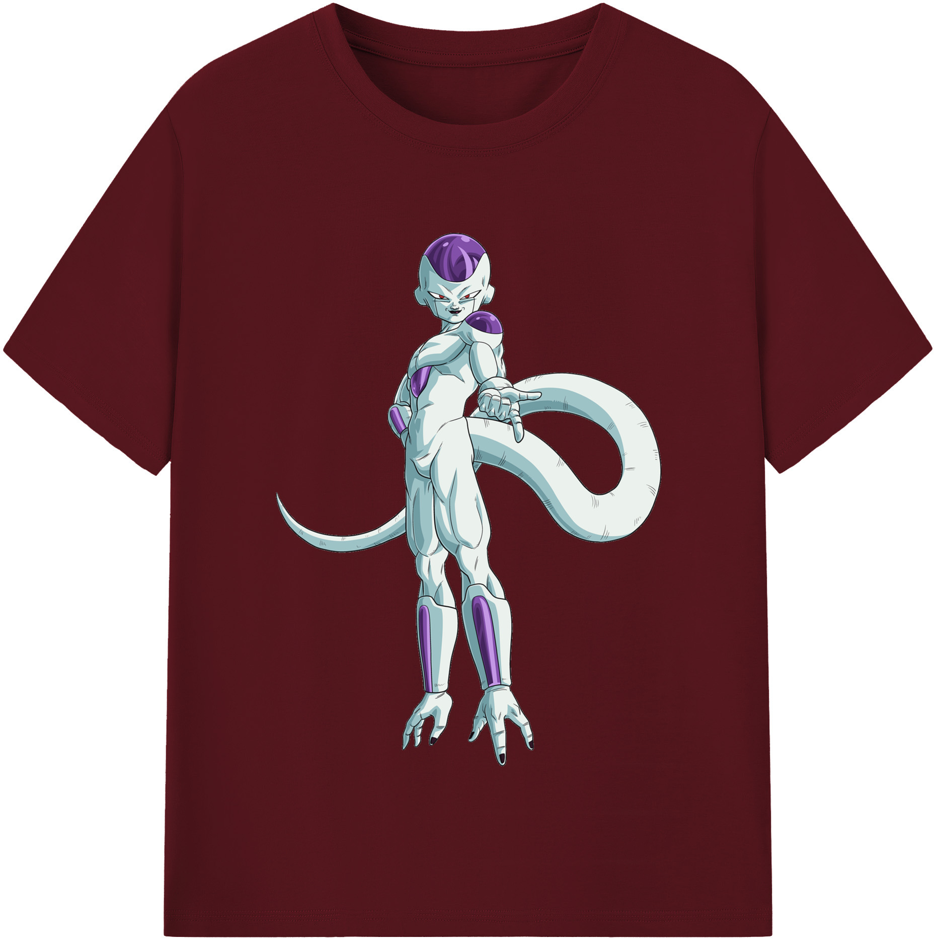 （画像用） ドラゴンボール フリーザ DRAGON BALL Frieza 綿100％半袖Tシャツ（フロントプリント）